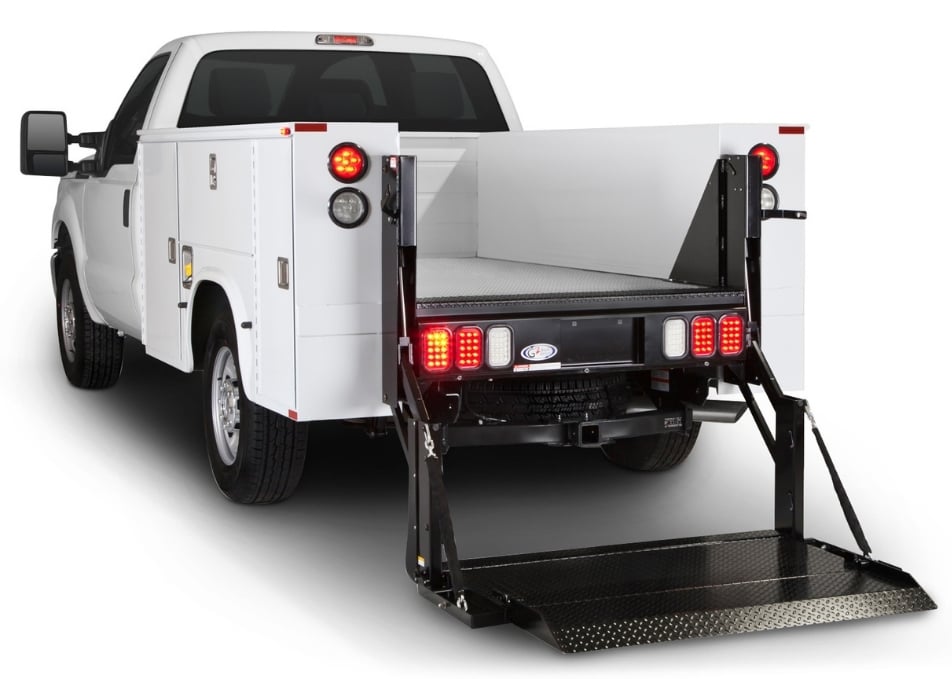 Service truck with lifegate