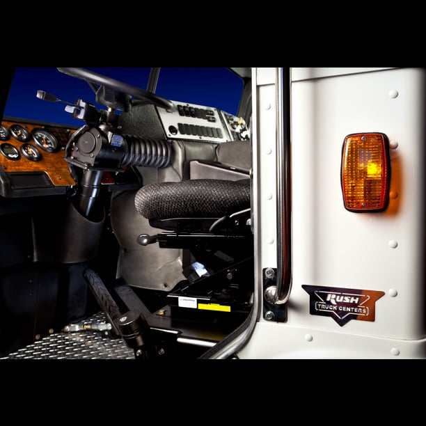 Custom steering shaft in truck