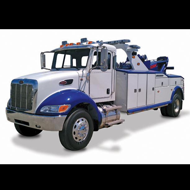 Peterbilt truck with Jerr-Dan tow truck body