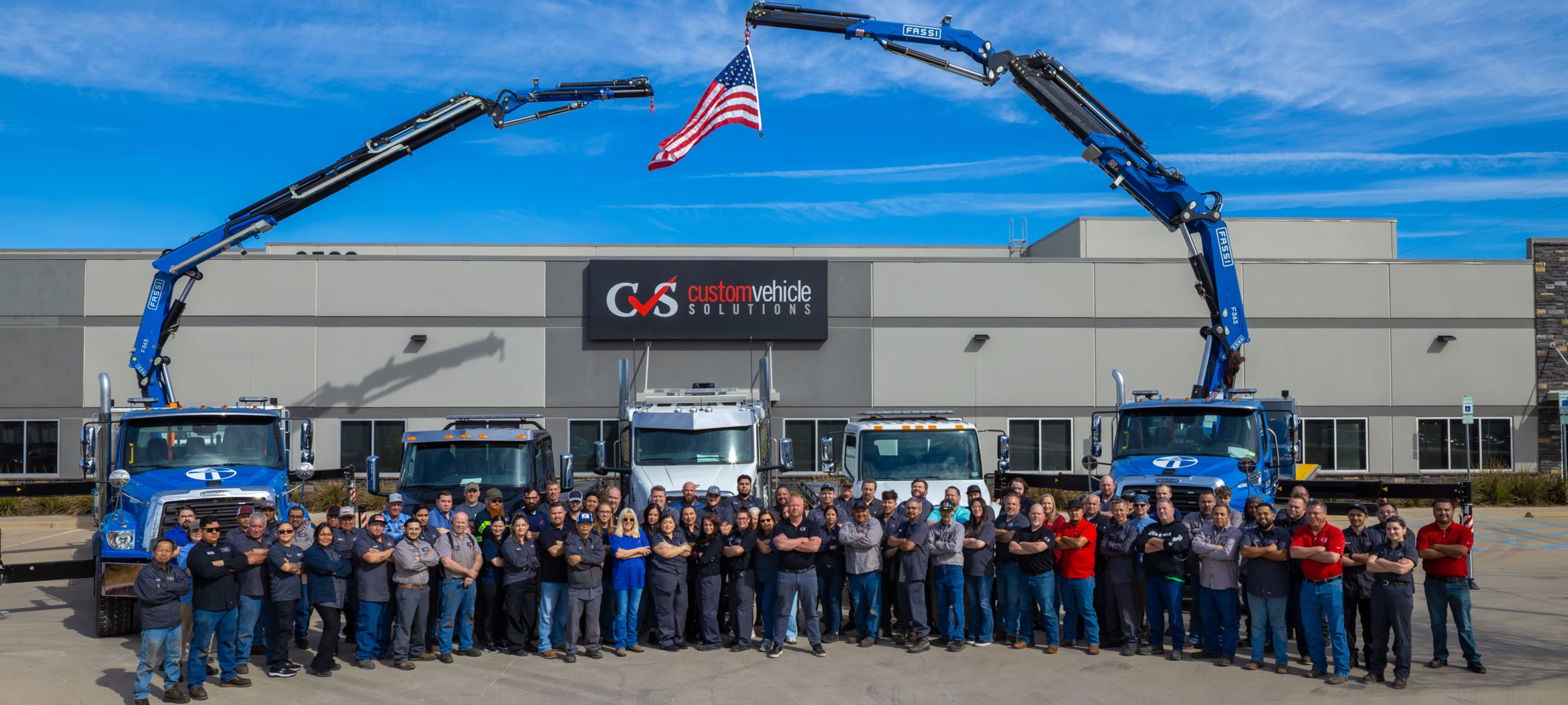Custom Vehicle Solutions employees outside Custom Vehicle Solutions - Denton